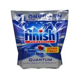 قرص ماشین ظرفشویی فینیش مدل کوانتوم 72 عددی ترکیه - FINISH