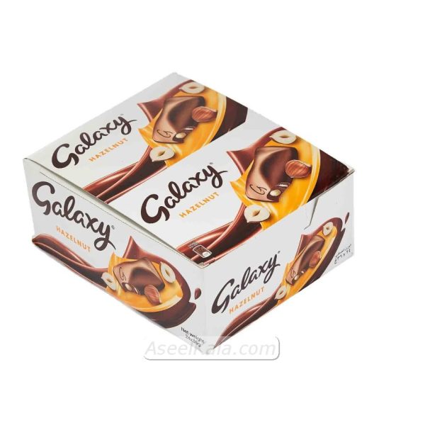قیمت و خرید شکلات گلکسی فندقی Galaxy بسته ای 24 عددی