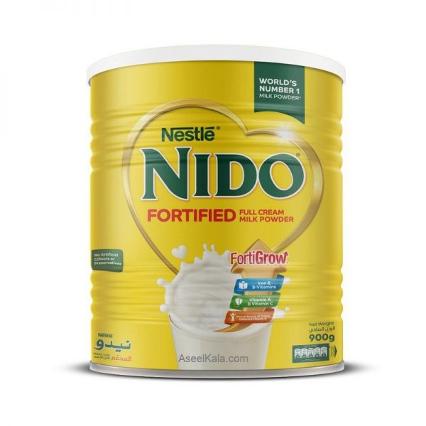 قیمت و خرید نیدو بزرگسالان NIDO وزن 900 گرم قوطی برای چاقی صورت و بدن، بدنسازی با تمام خواص milk