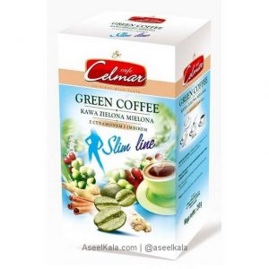 قهوه سبز لاغری سلمار Celmar با طعم دارچین و زنجبیل