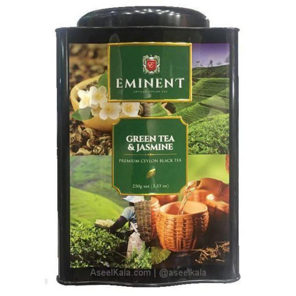 چای سبز امیننت EMINENT قوطی با طعم گل یاس 250 گرم