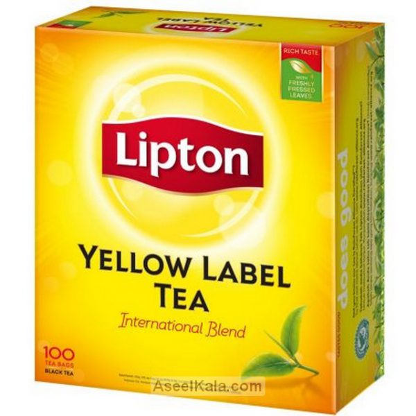 چای کیسه ای ( تی بگ ) لیپتون LIPTON با طعم ساده 100 عددی