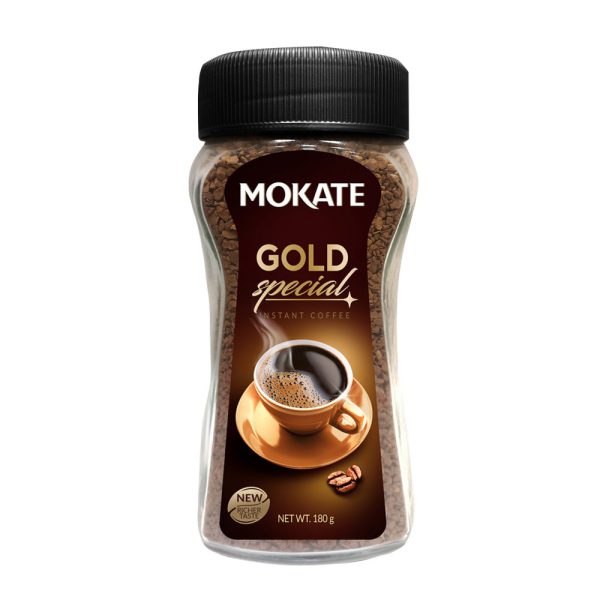قیمت و خرید قهوه فوری موکاته MOKATE اسپیشل گلد 180 گرم