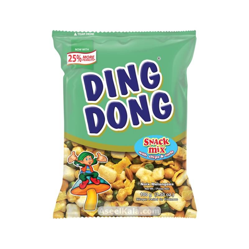 اسنک میکس دینگ دونگ DING DONG با طعم ساده