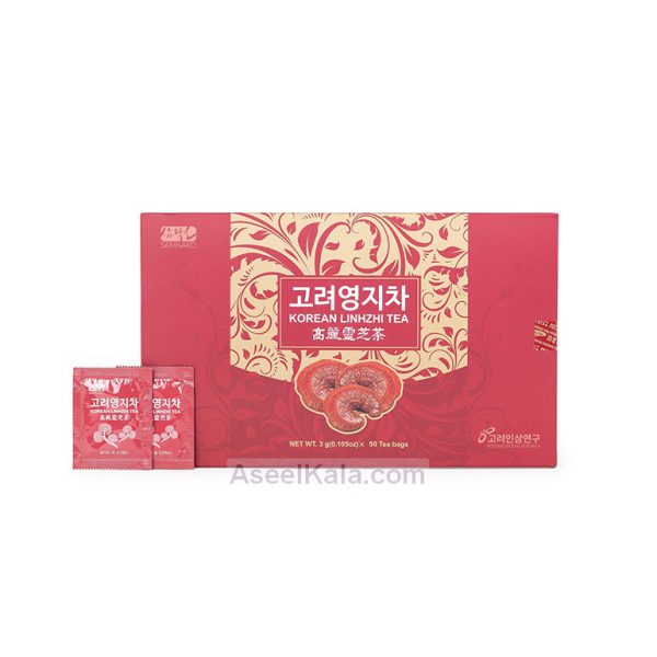 چای کیسه ای قارچ گانودرما کره ای 50 عددی
