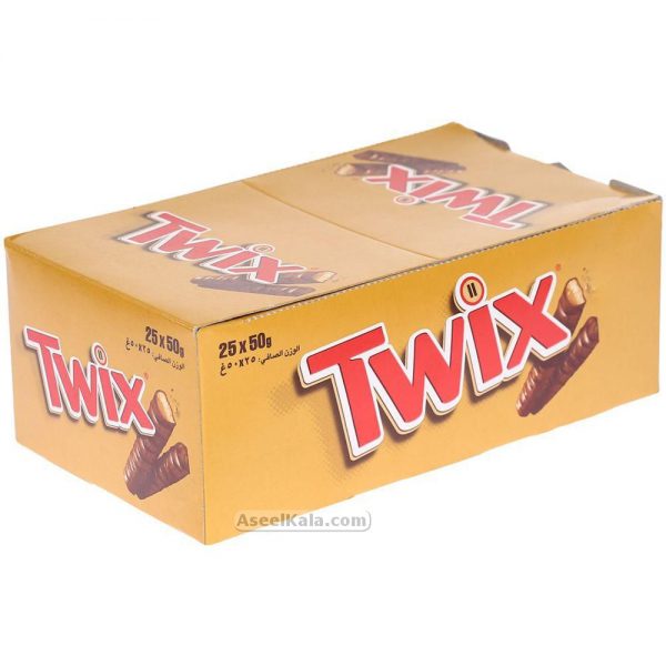 شکلات تویکس TWIX بسته 24 عددی