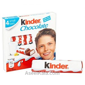 قیمت و خرید شکلات کیندر بچه 4 تایی Kinder تکی 50 گرمی
