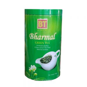 چای سبز با طعم گل یاس بارمال Bharmal قوطی 250 گرم