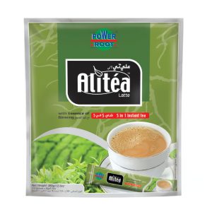 قیمت و خرید شیر چای علی تی لاته جینسینگ دار Alitea بسته 20 عددی