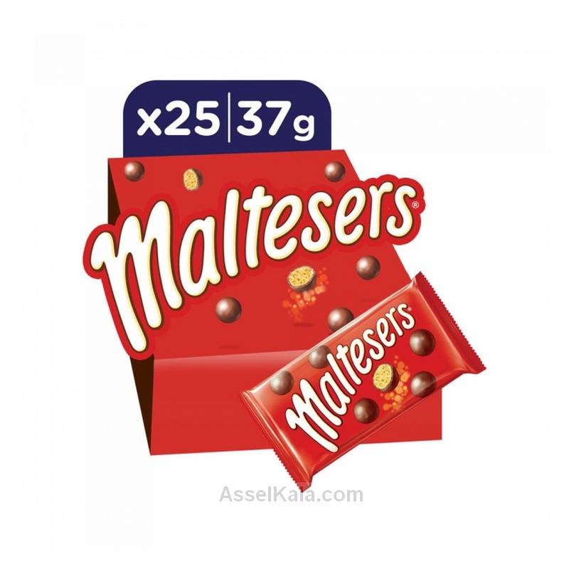 دراژه شکلاتی مالتیزرز MALTESERS بسته 25 عدد 37 گرمی