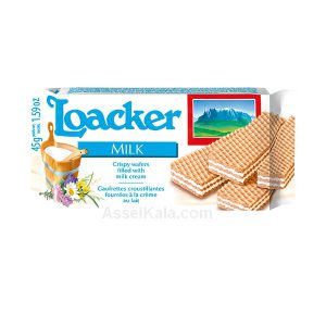 ویفر ترد لواکر LOACKER با طعم milkی ۴۵ گرمی