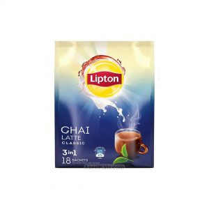 شیر چای لاته لیپتون LIPTON با طعم ساده بسته ۱۸ عددی