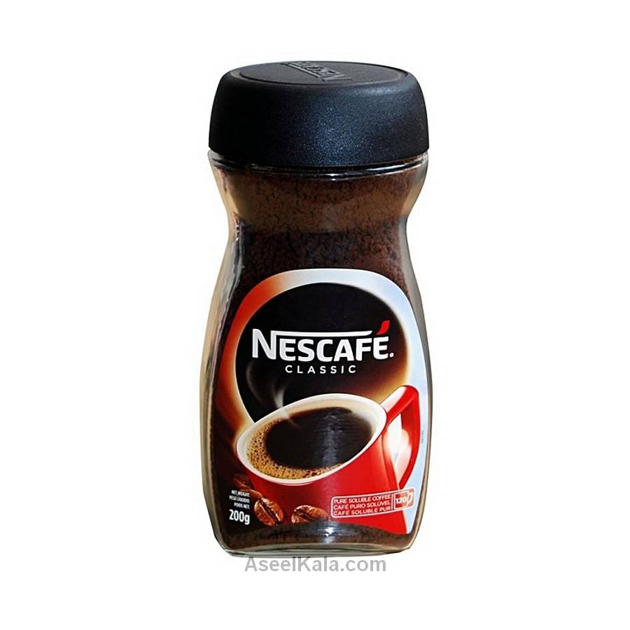 قهوه فوری مارک نسکافه NESCAFÉ کلاسیک وزن 200 گرم