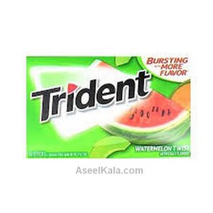 آدامس تریدنت TRIDENT با طعم هندوانه 14 عددی