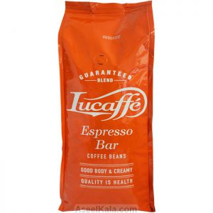 دانه قهوه لوکافه LUCAFFE مدل ESPRESSO BAR اسپرسو بار وزن 1 کیلوگرم