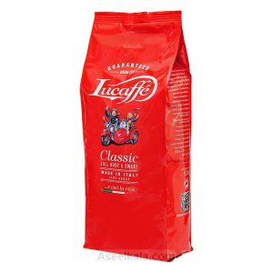 قیمت و خری قهوه دانه لوکافه LUCAFFE مدل CLASSIC وزن ۱ کیلویی