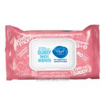 دستمال مرطوب پاک کننده کودک حاوی کالاندولا دافی DAFI صورتی 50 عددی