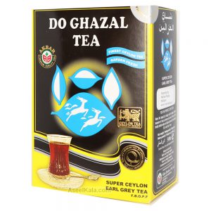 چای دو غزال Do Ghazal پاکتی معطر ارل گری سیلانی وزن 500 گرم