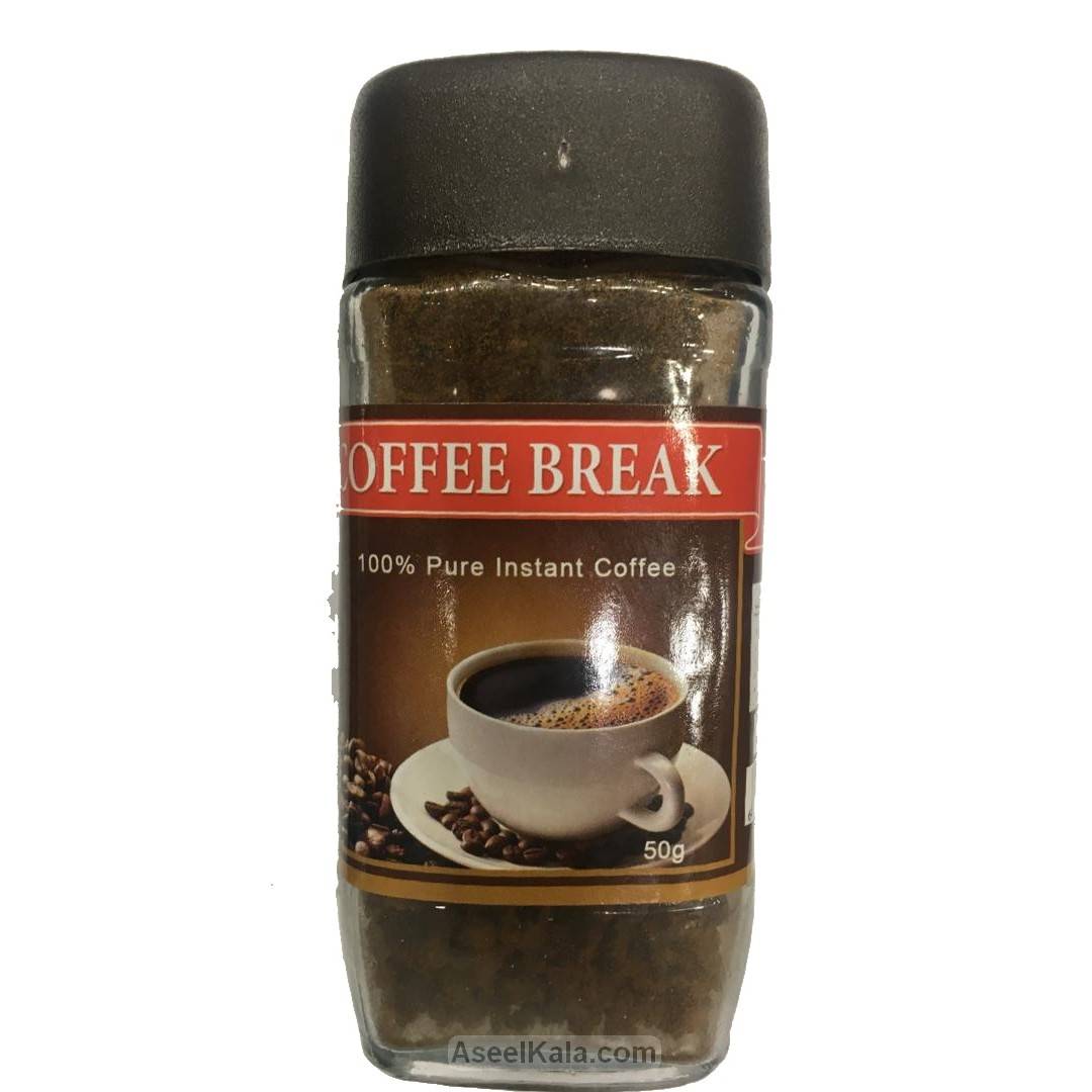 قهوه فوری کافی بریک COFFEE BREAK وزن 50 گرم