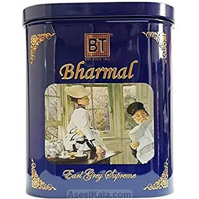 چای بارمال BHARMAL قوطی سیلانی معطر ارل گزی وزن 500 گرم