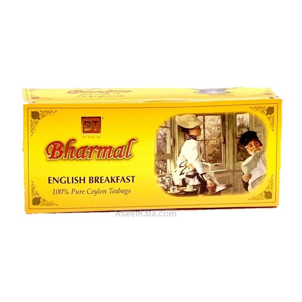 چای کیسه ای بارمال Bharmal ساده بسته 25 عددی