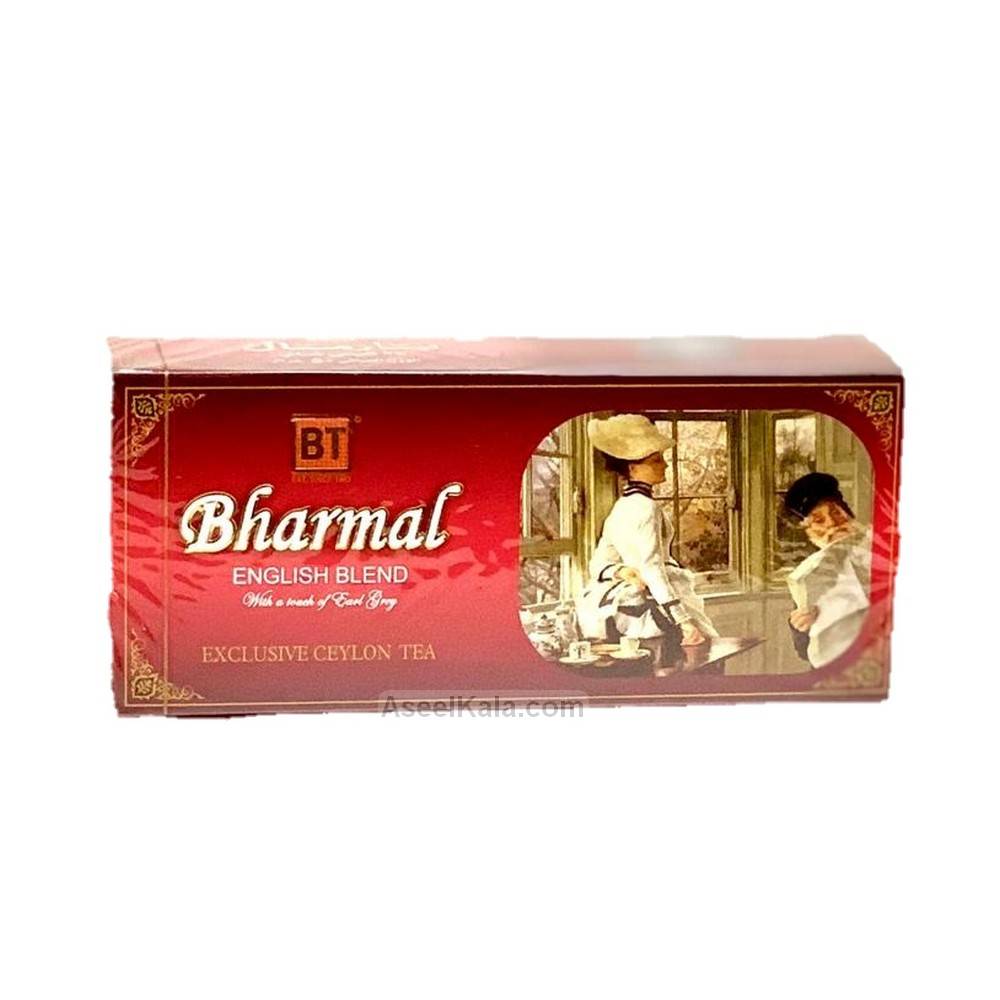 چای کیسه ای بارمال Bharmal معطر ارل گری بسته 25 عددی