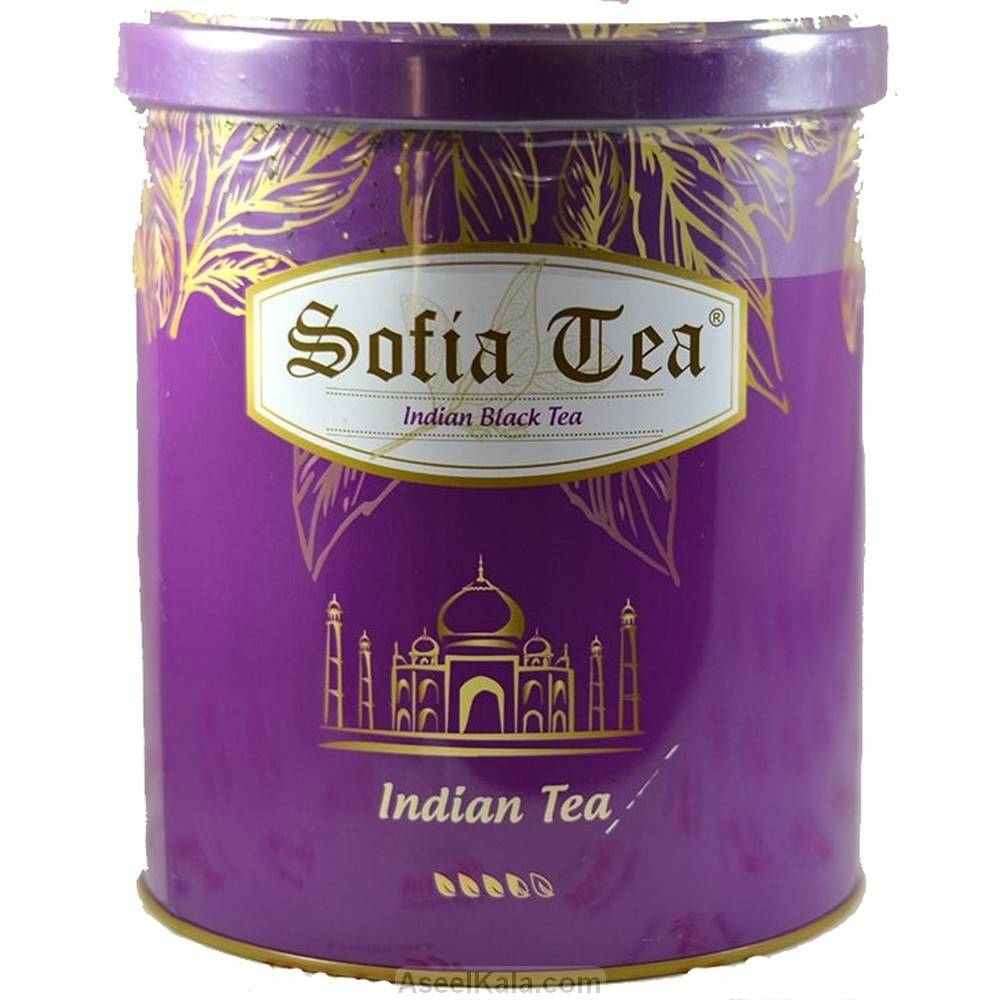 چای سوفیا Sofia زرین هندوستان سیاه سیاه قلمی وزن 500 گرم