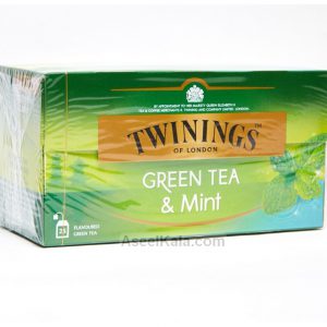 چای سبز کیسه ای توینینگز Twinings طعم نعنا بسته 25 عددی