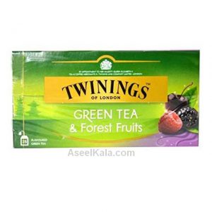چای سبز کیسه ای توینینگز Twinings طعم میوه های قرمز 25 عددی