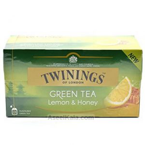 چای سبز کیسه ای توینینگز Twinings طعم عسل و لیمو بسته 25 عددی