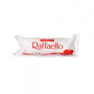 شکلات رافائلو Raffaello با طعم نارگیل همراه با مغز بادام وزن 30 گرم