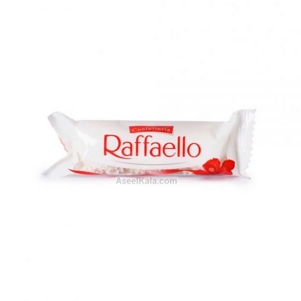 شکلات رافائلو Raffaello با طعم نارگیل همراه با مغز بادام وزن 30 گرم