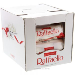 شکلات رافائلو Raffaello با طعم نارگیل همراه با مغز بادام وزن 480 گرم
