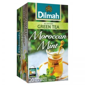 چای سبز کیسه ای دیلمه Dilmah با طعم نعنا مراکشی بسته 20 عددی