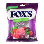 آبنبات فاکسز Fox’s پاکتی طعم میوه های قرمز وزن 90 گرم