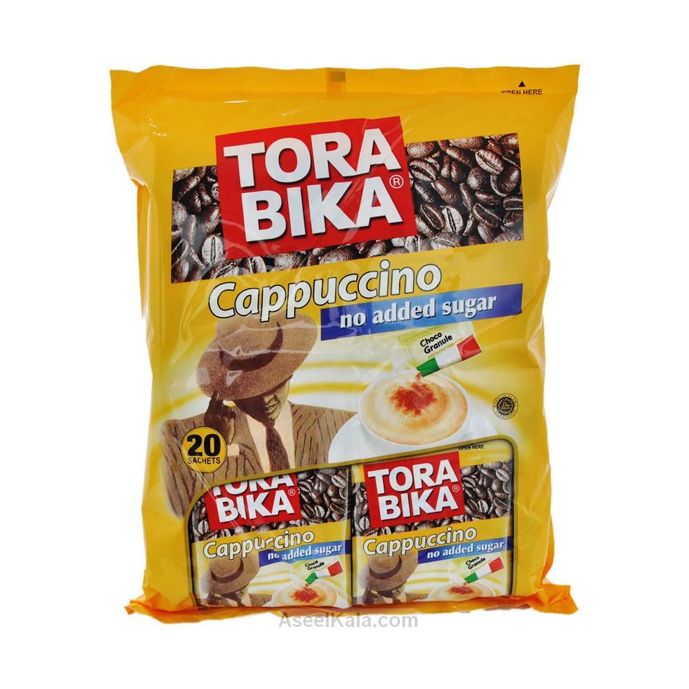 کاپوچینو تورابیکا Torabika رژیمی بدون شکر بسته 20 عددی