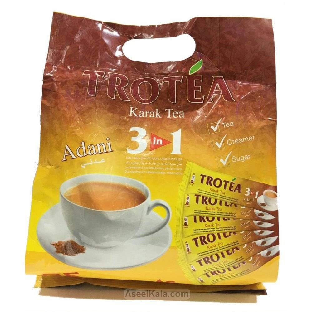چای کرک تروتی Trotea با طعم عدنی بسته 25 ساشتی