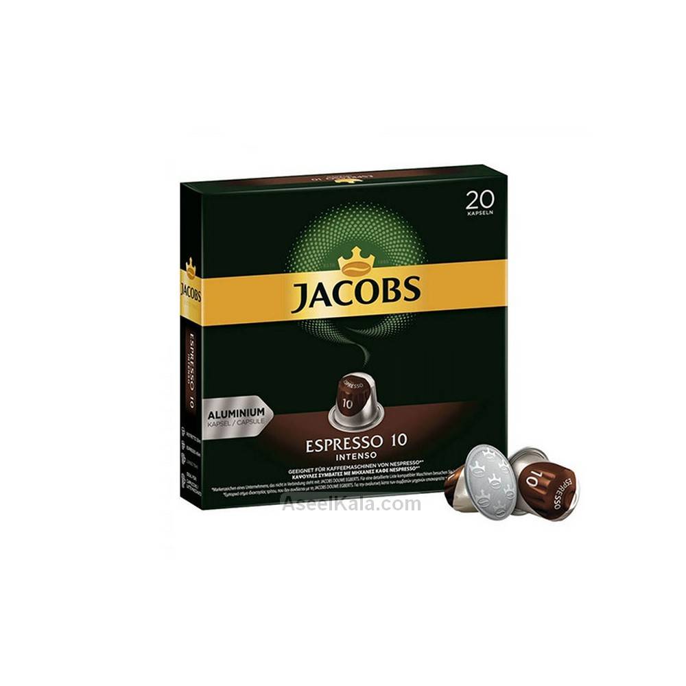 کپسول قهوه نسپرسو جاکوبز jacobs مدل اسپرسو 10