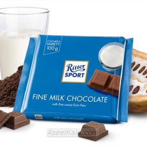 شکلات ریتر اسپرت Ritter Sport با طعم Fine Milk Chocolate وزن 100 گرم