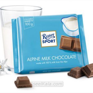 شکلات ریتر Ritter Sport اسپرت با طعم Fine Milk Chocolate وزن 100 گرم