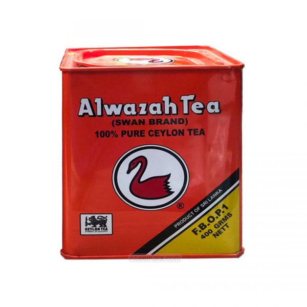 چای الوزه Alwazah قوطی فلزی وزن 400 گرم