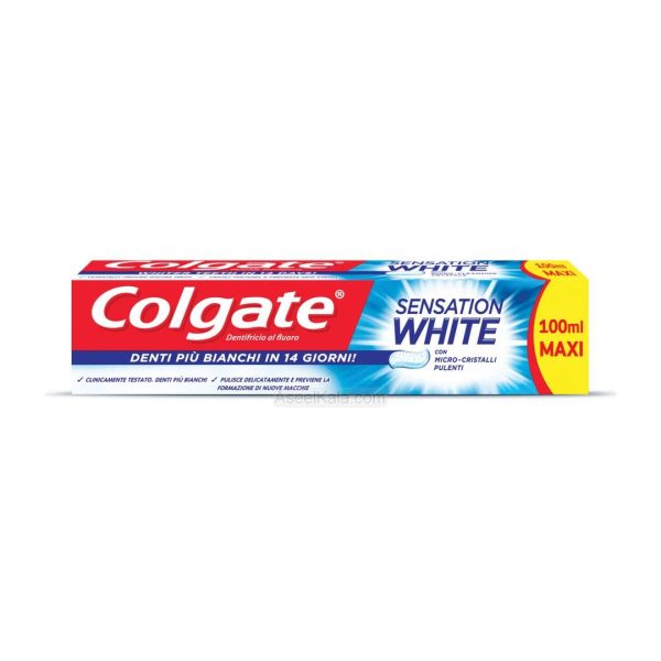 خمیر دندان کلگیت Colgate مدل sensation Blancheur وزن 100 میل