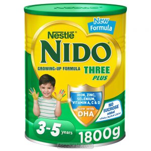 شیر خشک نیدو NIDO عسلی 3 تا 5 سال 1800 گرمی قوطی
