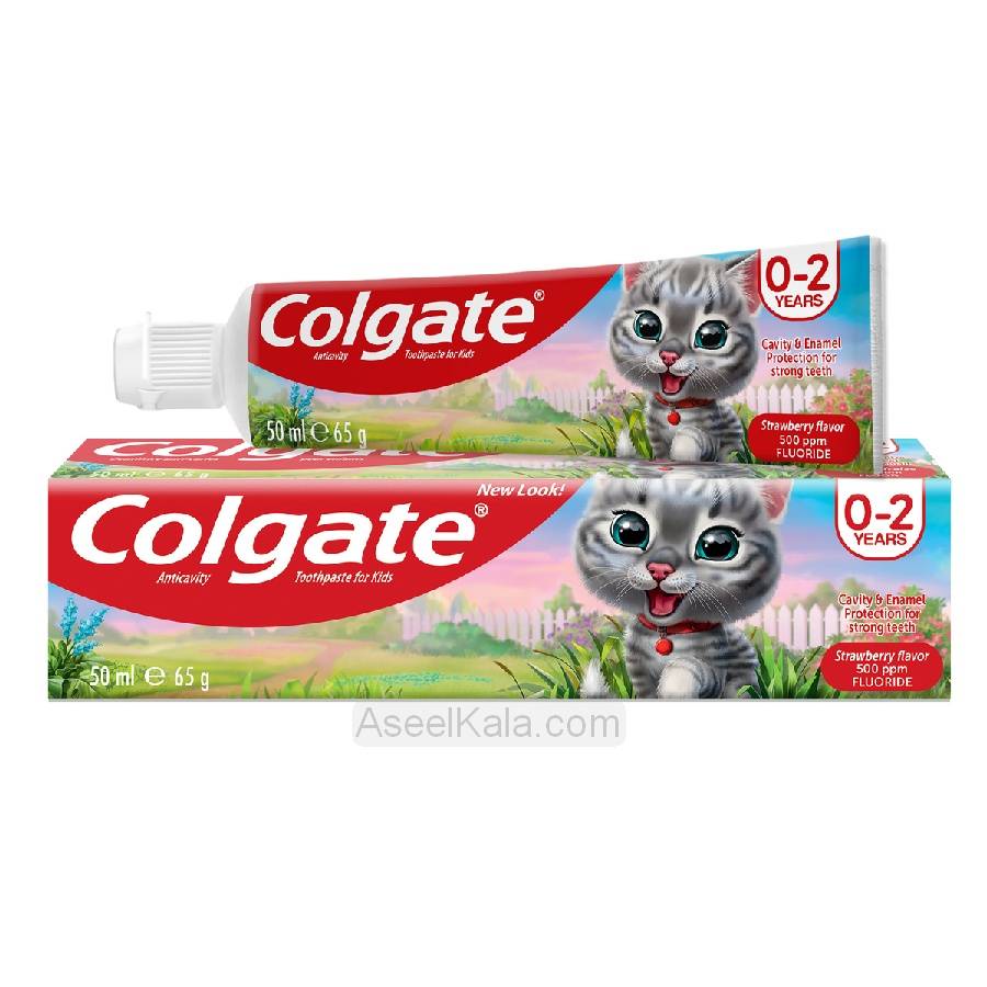 قیمت و خرید خمیر دندان بچه گانه کلگیت 0 تا 2 سالگی مدل Colgate Years 0 - 2 وزن 50 میل