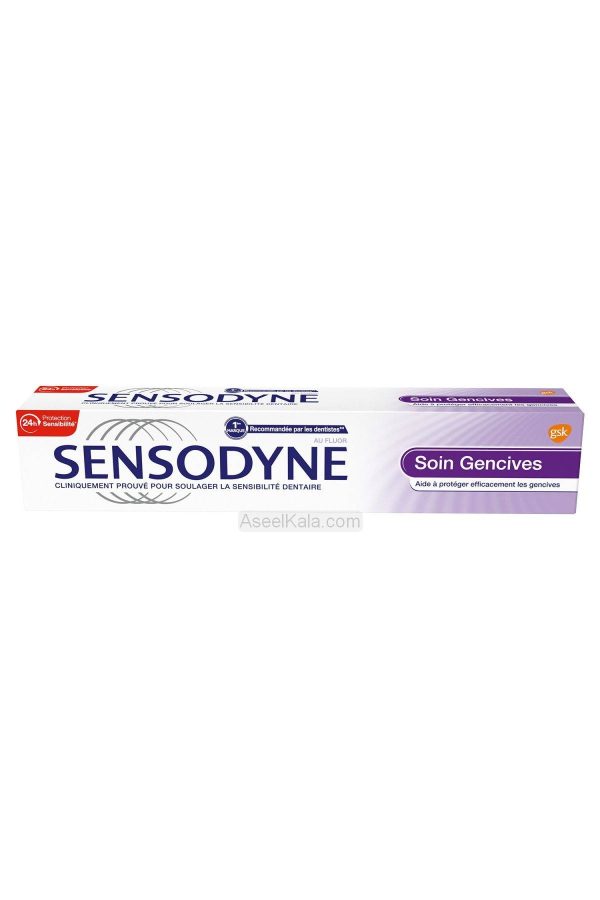 قیمت و خرید خمیردندان سنسوداین SENSODYNE مدل Soin Gencives حجم 75 میل