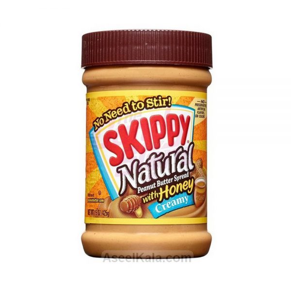 مشخصات ، قیمت و خرید کره بادام زمینی اسکیپی Skippy کرمی مدل نچرال با طعم عسل