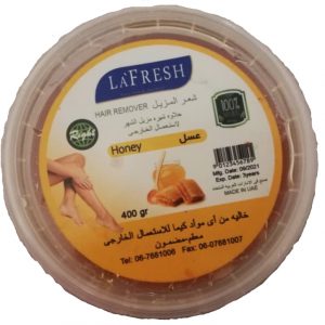 مشخصات ، قیمت و خرید موم اپلاسیون عربی لا فرش La Fresh با رایحه عسل 400 گرمی
