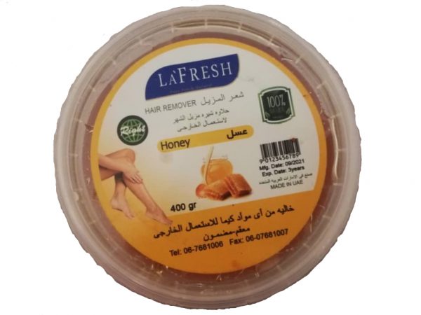 مشخصات ، قیمت و خرید موم اپلاسیون عربی لا فرش La Fresh با رایحه عسل 400 گرمی