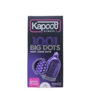مشخصات ، قیمت و خرید کاندوم خاردار کاپوت Kapoot مدل Big Dots تعداد 10 عددی