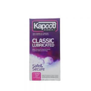 مشخصات ، قیمت و خرید کاندوم کاپوت Kapoot مدل Classic Lubricated تعداد 12 عددی